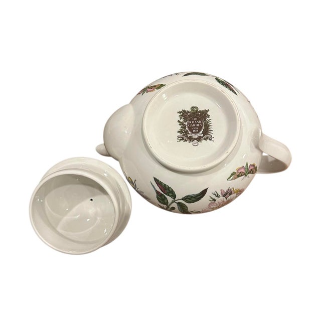 Ceramic Vintage Portmerion the Botanic Garden 4 Cup Teapot / Tea Pot Floral / Flower / Botanical For Sale - Image 7 of 7