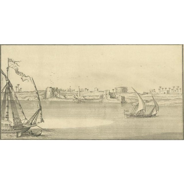 Norden & Tuscher, Alexandria Harbor, 1755, Engraving, Paper For Sale - Image 3 of 9