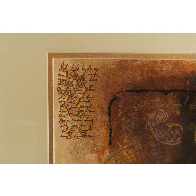 Brown Alexander Wissotzky Printer's Proof, 'Spring Flowers III' For Sale - Image 8 of 12