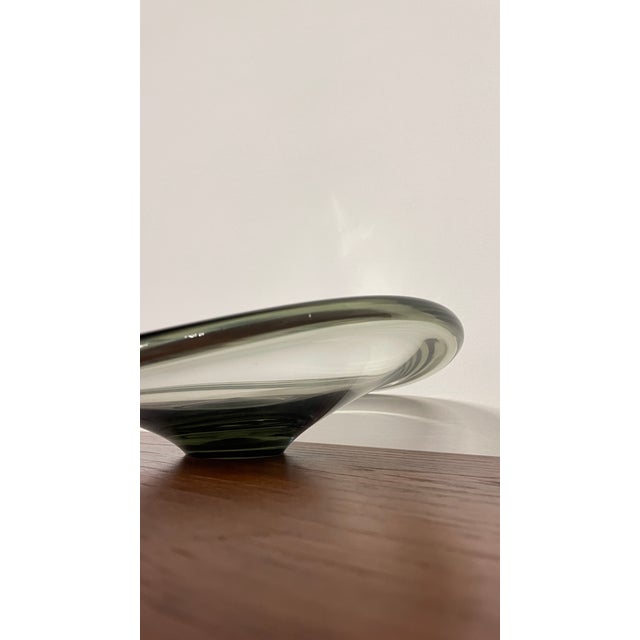 Mid-Century Modern Mid-Century Modern Smoked Glass Provence Dish by Per Lütken for Holmegaard, 1960s For Sale - Image 3 of 7