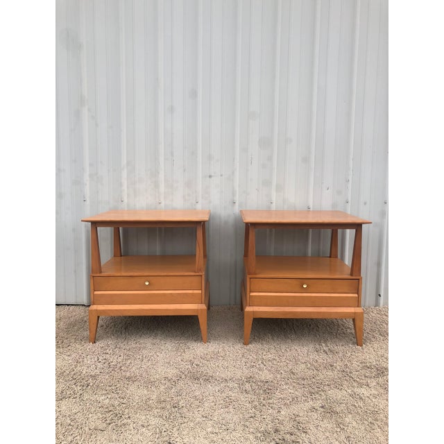Mid Century Modern Heywood Wakefield Nightstands a Pair Chairish