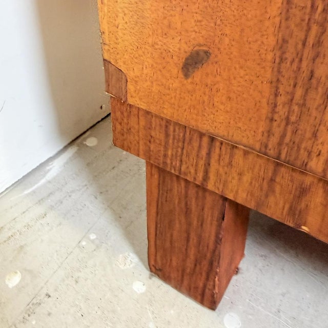 Vintage Art Deco-Style Walnut Sideboard, 1950s For Sale - Image 10 of 13