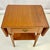 1970s Vintage Americana Federal Traditional Teak Drop Leaf Side Table For Sale - Image 4 of 17