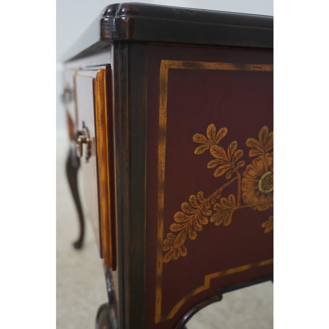 Maitland Smith Chinoiserie Decorated Marble Top Low Boy Server For Sale - Image 13 of 18