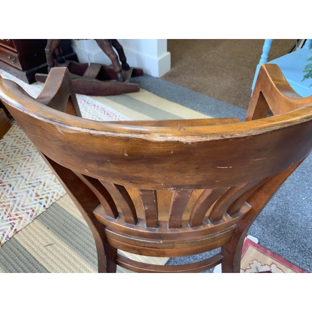 1930s 20th Century Courthouse Chair For Sale - Image 5 of 11