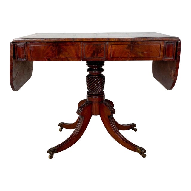 Mahogany Scottish Sofa Table, u.k. Circa 1820 For Sale