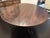 Vintage Heavy Iron & Mahogany Round Dining Table For Sale - Image 11 of 12