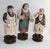VTG Large French Street Vendor Statues, Wood & Plaster, 16-18" High, Unique! For Sale - Image 4 of 8