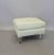 Springer Era 1970s White Leather Ottoman on Lucite Legs For Sale - Image 9 of 9