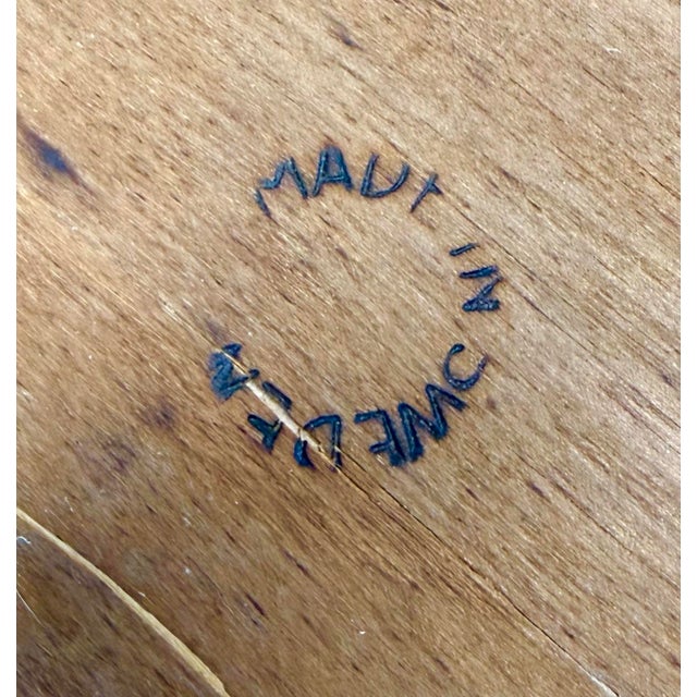 Mid Century Swedish Modern Alvar Aalto Style Stacking Stools Side Tables Restored—a Pair For Sale - Image 9 of 12