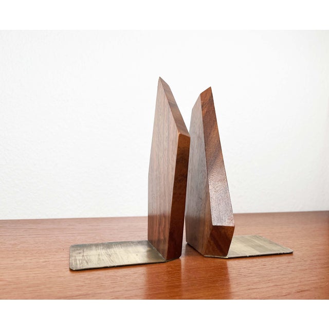 Mid-Century Modern Danish Bookends in Teak, 1960s, Set of 2 For Sale - Image 11 of 18