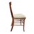 Mid-century side chair, probably maple, with a dark honey finish. A very interesting chair, that has clean lines and...
