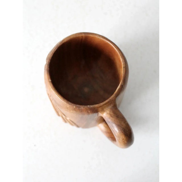 Vintage Monkey Pod Tiki Mug For Sale - Image 4 of 10