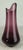 Purple l.e. Smith Purple Amethyst Smoothie Swung Glass Vase 14-3/4 Inch For Sale - Image 8 of 15