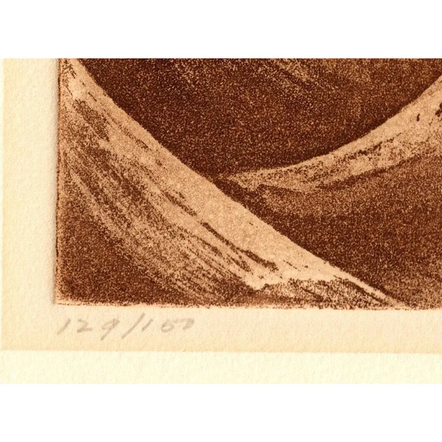 Vintage Mid-Century Coastal Etching With Aquatint "A Lonely Shore" Signed & Numbered 129/150 For Sale In Reno/Lake Tahoe - Image 6 of 6
