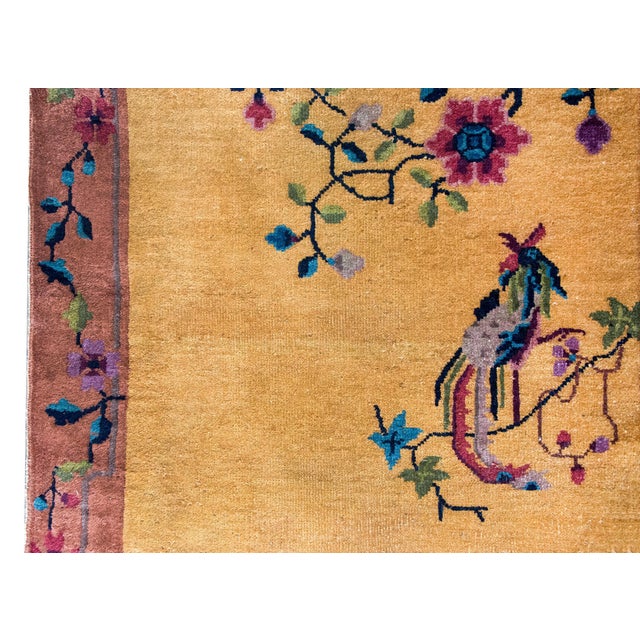 Textile Early 20th Century Chinese Art Deco Rug For Sale - Image 7 of 17