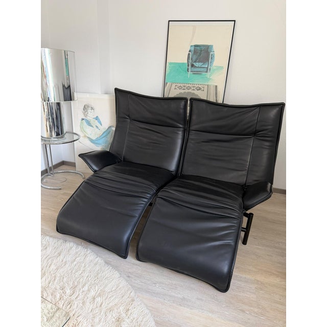 Leather Veranda Sofa by Vico Magistretti for Cassina, 1983 For Sale - Image 14 of 18