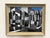 Wood Vintage Cubist Painting Cityscape For Sale - Image 7 of 7