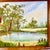 1983 Vintage Impressionist Boho Chic Original Oil Painting, Lake House by Donna Semm For Sale - Image 11 of 14