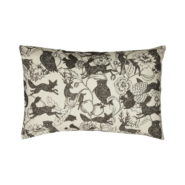 Art Deco Pair of Crepuscule Linen Cushions by Antoinette Poisson, Paris For Sale - Image 3 of 5