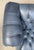 Vintage Blue Leather Camelback Chesterfield Sofa For Sale - Image 11 of 18