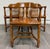 English Vintage Colonial Revival Library Lawyer Banker Jury Chairs - Set of 3 For Sale - Image 3 of 10