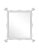 Contemporary Fleur Home Carnival Iko Iko Rectangle Mirror in Graytint, 51x63 For Sale - Image 3 of 3