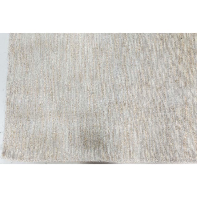 Early 21st Century Modern Beige, Gray and Gold Hand Knotted Wool Rug by Doris Leslie Blau For Sale - Image 5 of 6