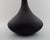 Glass Colossal Matt Black Drop-Shaped Murano Vase For Sale - Image 7 of 11