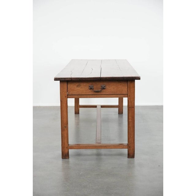 Large Antique French Farmhouse Dining Table For Sale - Image 6 of 18