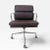 Mid-Century Modern Eames for Herman Miller Soft Pad Management Chair - Dark Burgundy Leather For Sale - Image 3 of 9