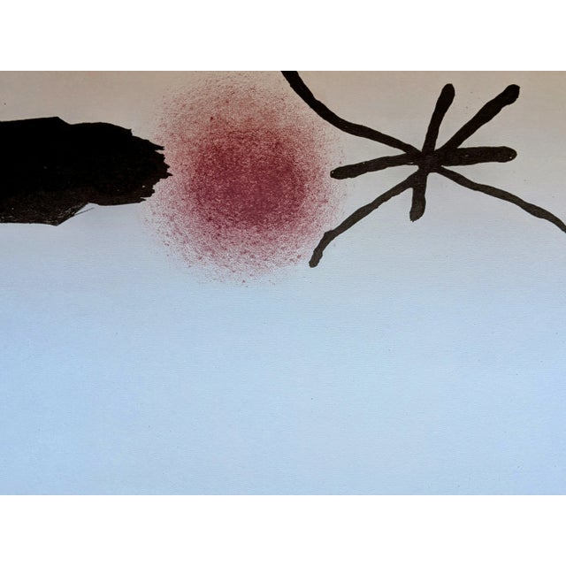 Joan Miro, Abstraction in Colors, Signed Color Lithograph, 1970s For Sale - Image 4 of 9