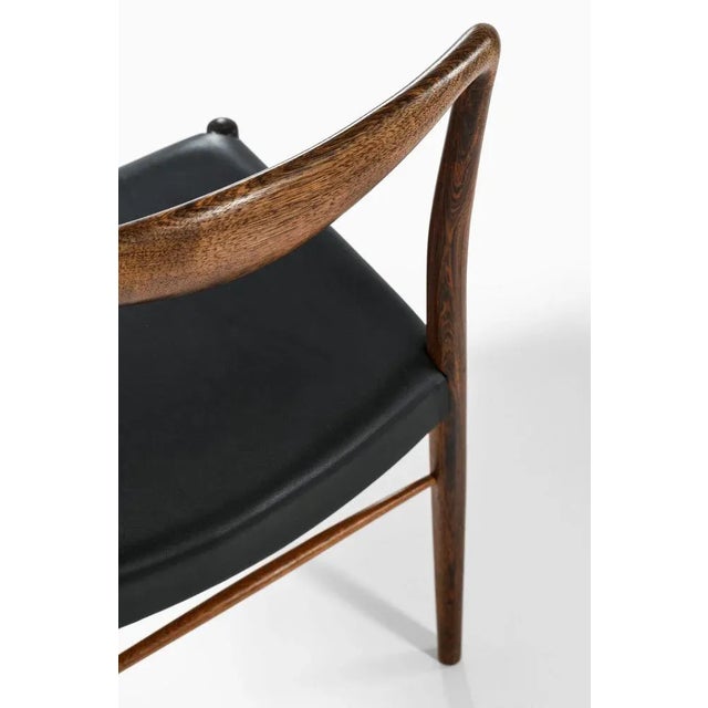 Wood Dining Chairs attributed to Kai Lyngfeldt-Larsen for Søren Willadsen Møbelfabrik, 1960s, Set of 6 For Sale - Image 7 of 11