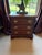 Dixie Furniture Chippendale Mahogany 4 Poster Queen Bed, 2 Nightstands, and 1 Highboy Dresser For Sale - Image 14 of 18