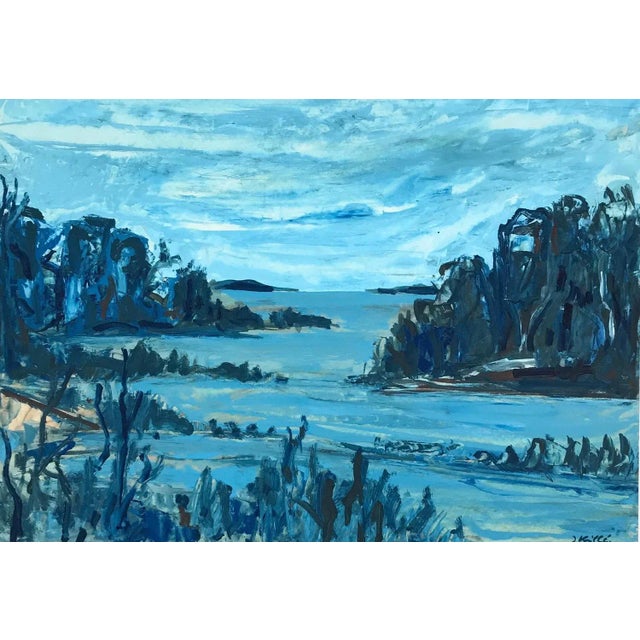 Jean Krillé, Tableau No. 57, Oil on Wood, 1970s For Sale - Image 7 of 7