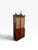 Traditional Antique American Federal Mahogany Breakfront Display Cabinet For Sale - Image 3 of 4