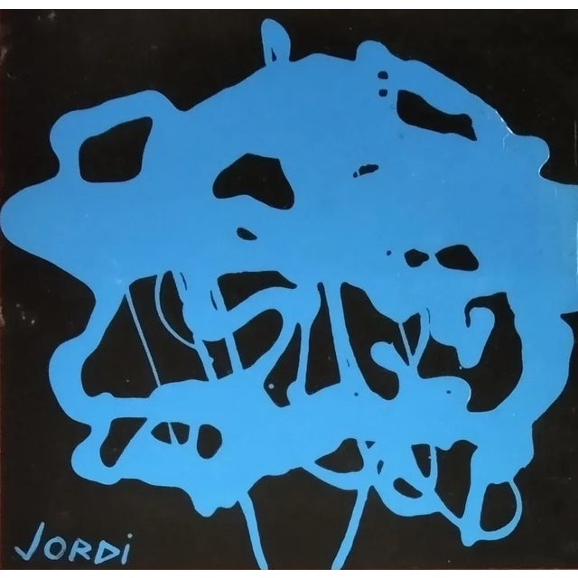 Jordi Mercade, Composition, 2000, Acrylic on Cardboard For Sale - Image 3 of 3
