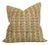 Luxor Saffron Linen Pillow Cover, 20x20 Pillow For Sale