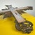 Black Altar Crucifix in Wood and Metal For Sale - Image 8 of 12