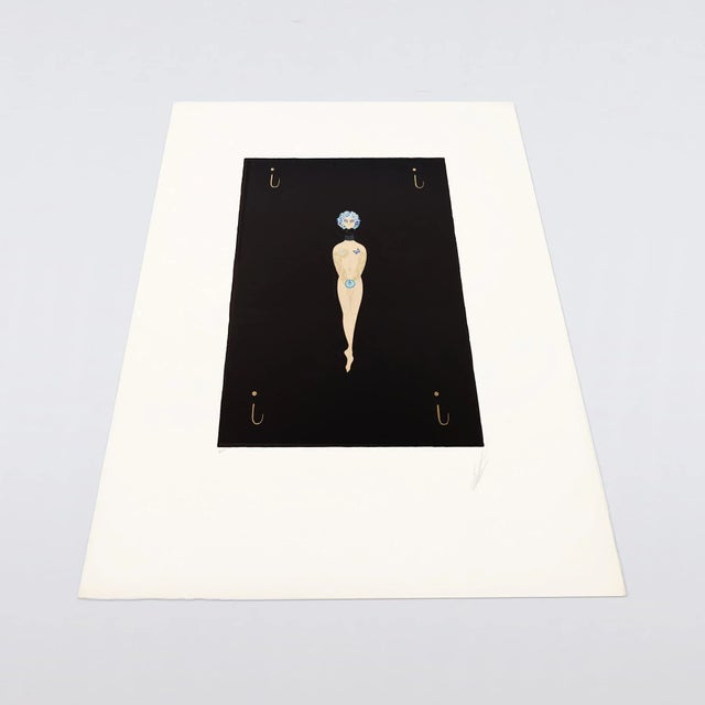 Modern Erté, Artist's Proof: Letter I, Limited Edition Serigraph, 1976 For Sale - Image 3 of 11