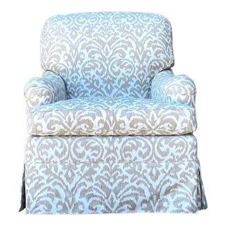 Vintage Fleur De Lys Lounge Chair For Sale