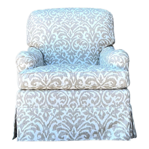 Vintage Fleur De Lys Lounge Chair