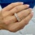 Rose Men’s 10k Rose Gold 10.55ctw Princess Cut Diamond Eternity Band Ring, Size 9 For Sale - Image 8 of 8