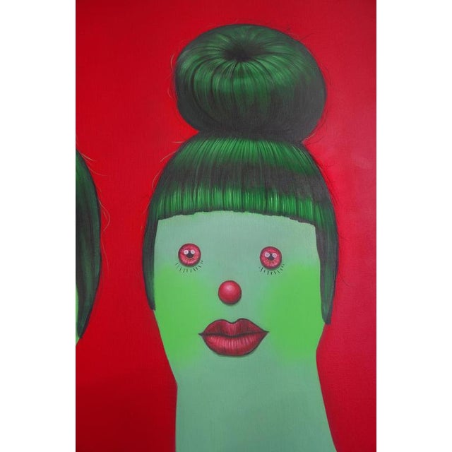 Natasha Lelenco, The Two Ones, 2024, Acrylic on Canvas For Sale - Image 4 of 10