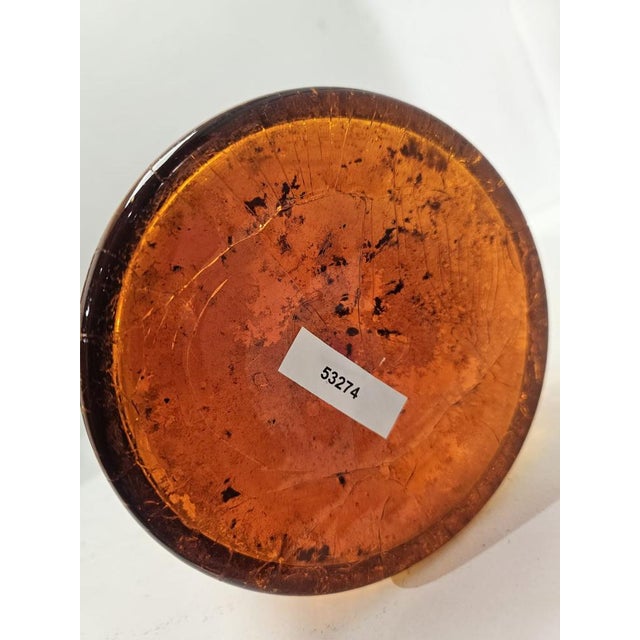 Mid-Century Modern Mandarin Glass Vase by Joel Philip Myerc for Blenco, 1960s For Sale - Image 3 of 7