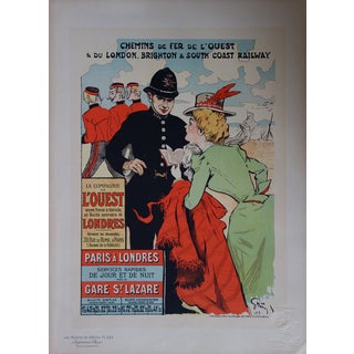 Les Maîtres de l'Affiche, Railways of the South of England Advertisement, Original Lithograph, 1896-1900 For Sale