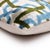 Hand-Knotted Silk Velvet Ikat Pillow - 16x16 Azure & Olive Star Lattice For Sale In San Francisco - Image 6 of 7