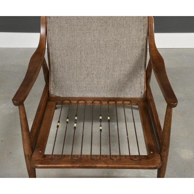 1950s Danish Modern Lounge Chair For Sale In Boston - Image 6 of 10