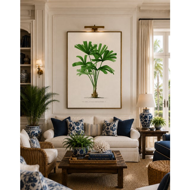 Not Yet Made - Made To Order Royal Palm Study, Vintage Botanical Art Print Reproduction, 16" X 24" For Sale - Image 5 of 10