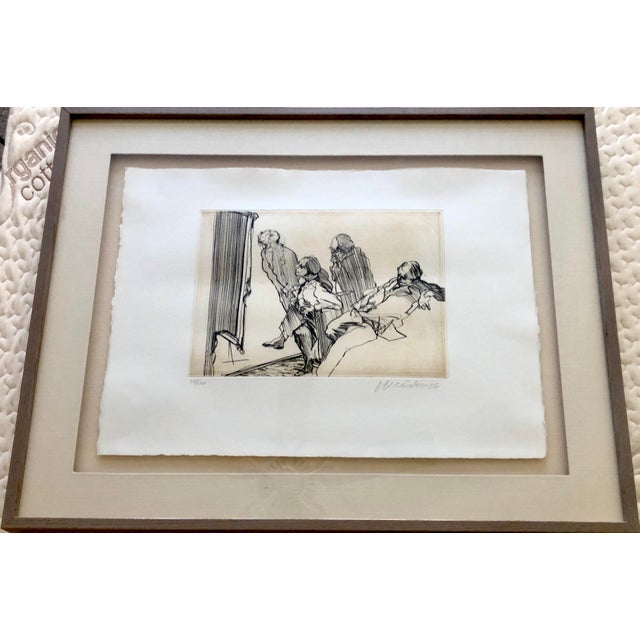 1990s 1990s Claude Weisbuch, “Au Musée” Certificate of Authenticity For Sale - Image 5 of 10